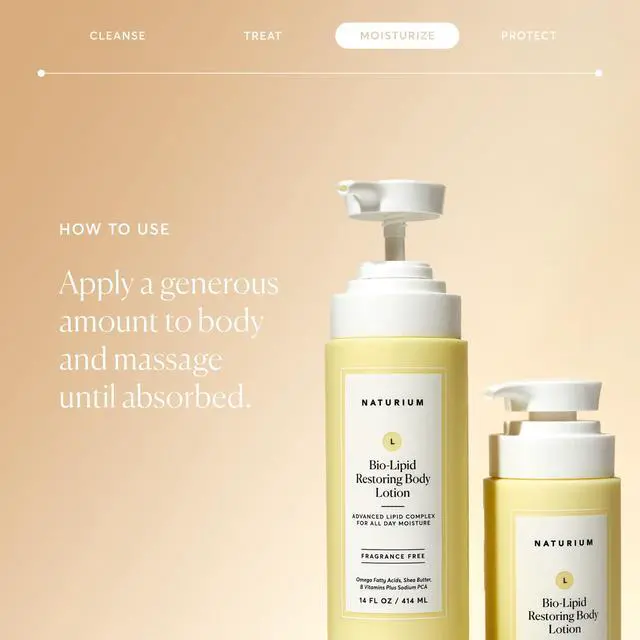 Alt view image 5 of 7 - Bio-Lipid Restoring Moisturizing Body Lotion with Shea Butter, Fragrance Free, 14 oz