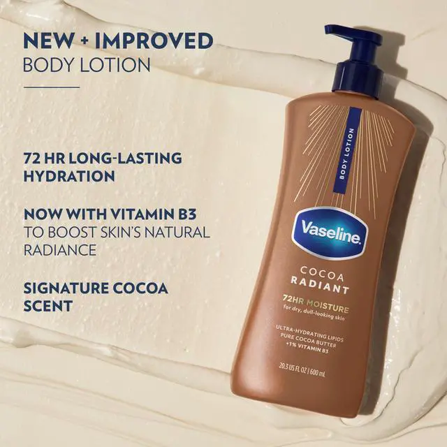 Alt view image 4 of 7 - Intensive Care Body Lotion Cocoa Radiant 3 count for Dry Skin Lotion Made with Ultra-Hydrating Lipids and Pure Cocoa Butter for a Long-Lasting, Radiant Glow 20.3 Oz