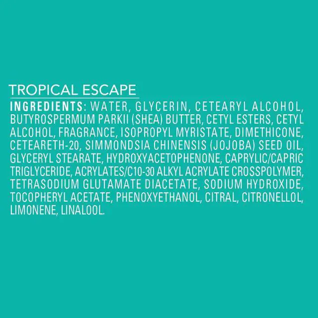 Alt view image 5 of 6 - Shea Fusion Tropical Escape Body Lotion, Scented Lotion, Moisturizing Body Lotion made with Shea Butter and Vitamin E, 14 fl oz