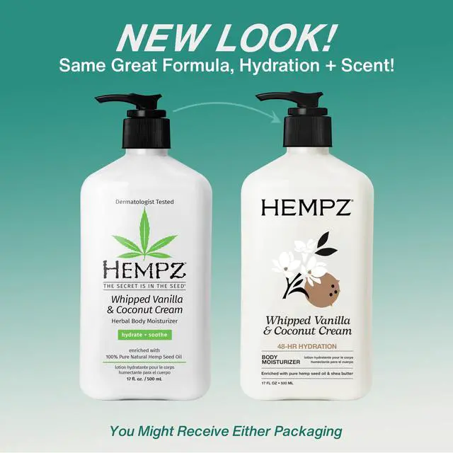Alt view image 2 of 6 - Whipped Vanilla & Coconut Cream Body & Hand Lotion, Vegan Formula, for Men or Women, 17 oz.