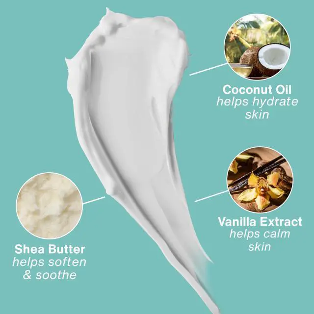 Alt view image 5 of 6 - Whipped Vanilla & Coconut Cream Body & Hand Lotion, Vegan Formula, for Men or Women, 17 oz.