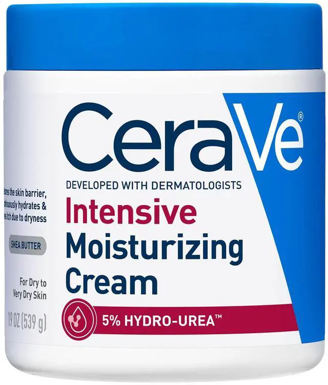 Main image of Intensive Moisturizing Cream, Body Moisturizer With Shea Butter, 72H Hydration + Skin Barrier Repair, Fragrance-Free Body Lotion For Extremely Dry Skin, 19oz | Packaging May Vary