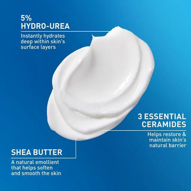 Alt view image 4 of 7 - Intensive Moisturizing Cream, Body Moisturizer With Shea Butter, 72H Hydration + Skin Barrier Repair, Fragrance-Free Body Lotion For Extremely Dry Skin, 19oz | Packaging May Vary