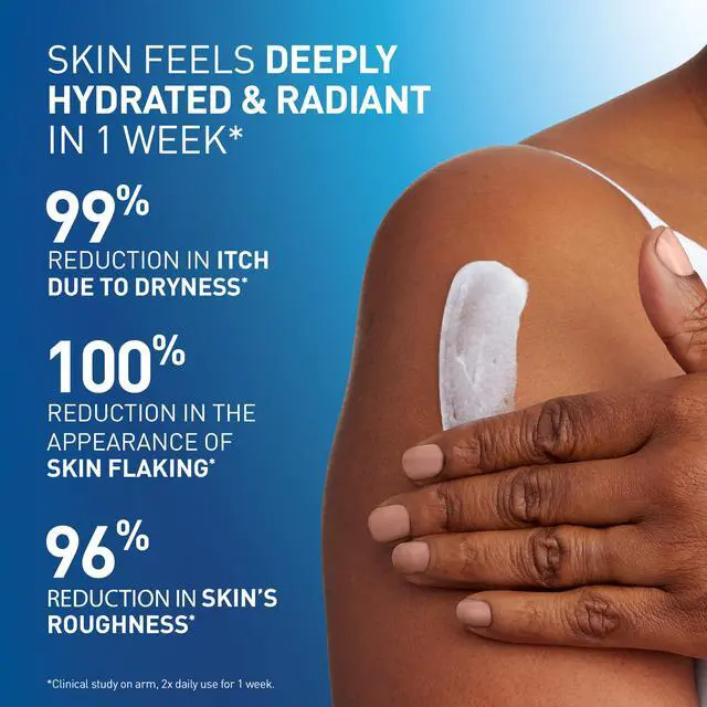 Alt view image 6 of 7 - Intensive Moisturizing Cream, Body Moisturizer With Shea Butter, 72H Hydration + Skin Barrier Repair, Fragrance-Free Body Lotion For Extremely Dry Skin, 19oz | Packaging May Vary