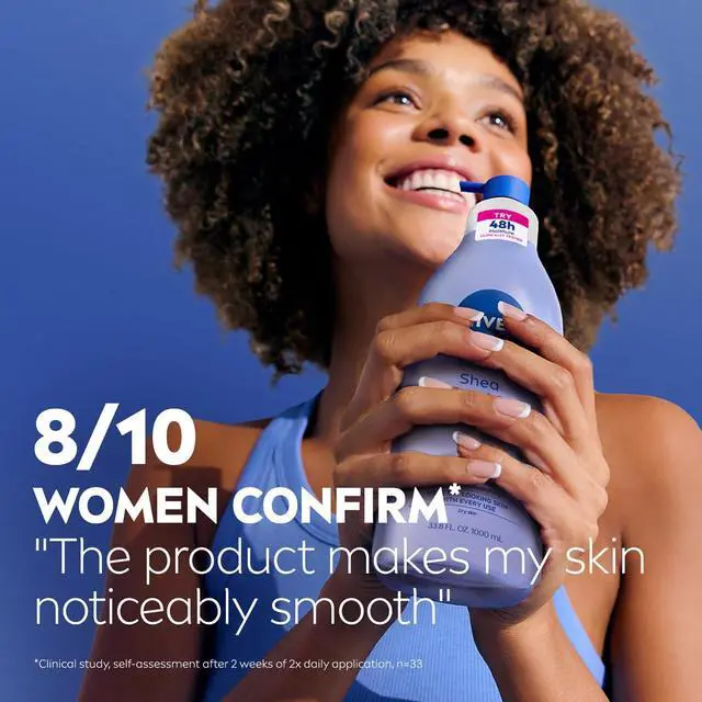 Alt view image 7 of 7 - Shea Nourish Body Lotion for Dry Skin with Hyaluronic Acid, Shea Butter and Deep Nourishing Serum, 48-Hour Body Moisturizer, 33.8 Fl Oz Pump Bottle