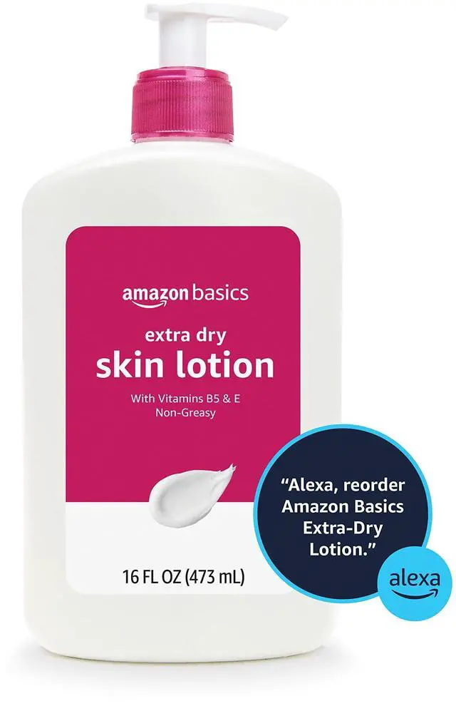 Alt view image 4 of 4 - Body Lotion For Dry Skin with Vitamins B5 & E, Clean Scent, 16 fl oz (Previously Solimo)