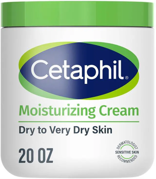 Main image of Face & Body Moisturizer, Hydrating Moisturizing Cream for Dry to Very Dry, Sensitive Skin, NEW 20 oz, Fragrance Free, Non-Comedogenic, Non-Greasy (Packaging May Vary)