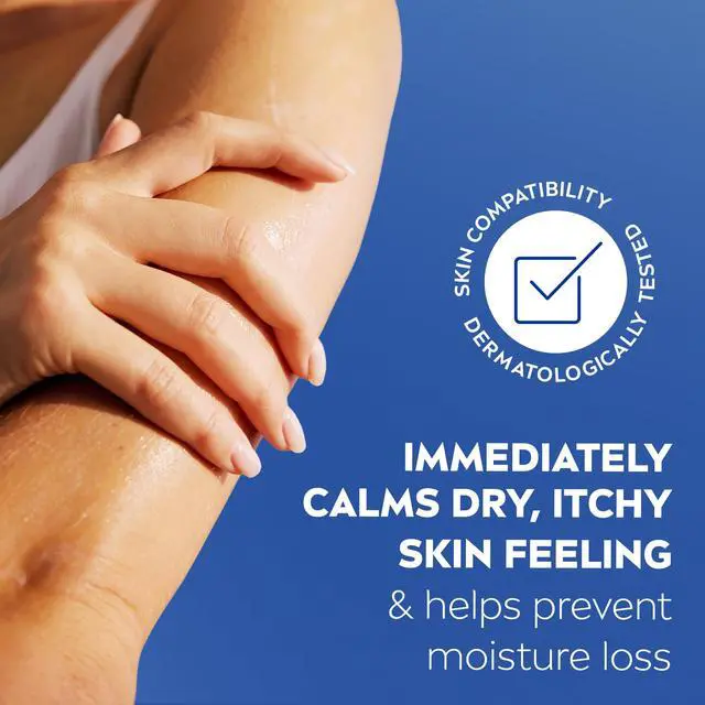 Alt view image 5 of 7 - Intense Healing Body Lotion for Very Dry, Itchy Skin with Glycerin, Provitamin B5 and Niacinamide, 72-Hour Body Moisturizer, 16.9 Fl Oz Pump Bottle