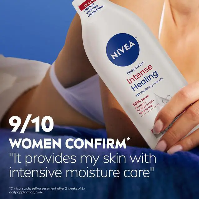Alt view image 7 of 7 - Intense Healing Body Lotion for Very Dry, Itchy Skin with Glycerin, Provitamin B5 and Niacinamide, 72-Hour Body Moisturizer, 16.9 Fl Oz Pump Bottle