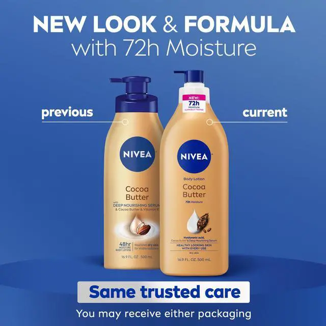 Alt view image 2 of 7 - Cocoa Butter Body Lotion for Dry Skin with Hyaluronic Acid, Cocoa Butter and Deep Nourishing Serum, 72-Hour Body Moisturizer, 16.9 Fl Oz Pump Bottle