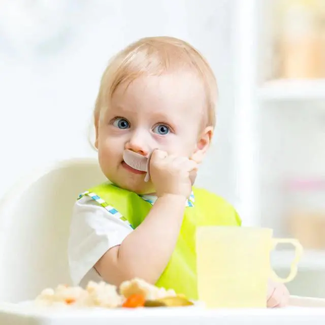 Alt view image 7 of 7 - 6 Pack Silicone Baby Spoons and Fork Feeding Set- Anti-Choke First Self Feeding Utensils for Baby Led Weaning Ages 3 Months (Tan,Walnut&Grey)