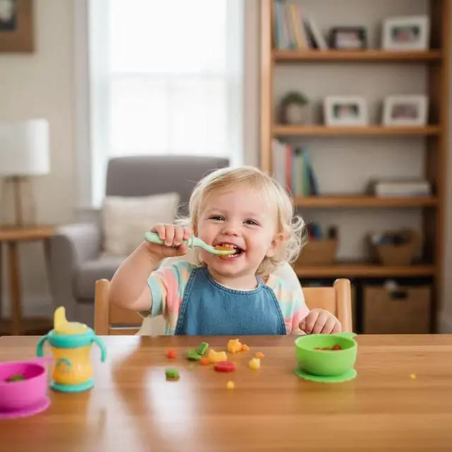 Alt view image 2 of 7 - 7 Pack Baby Spoons, Soft Silicone Self-Feeding Utensils for Babies & Toddlers, BPA-Free Silicone First Stage Training Spoon with Easy-Grip Handle