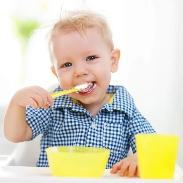 Alt view image 5 of 7 - Baby Silicone Spoons, 5 PCS Baby Training Feeding Spoons for First Stage 4 Months Toddlers, Infants Utensils Feeding Supplies, Soft Tip BPA Free Gum-Friendly Dishwasher Boil-Proof