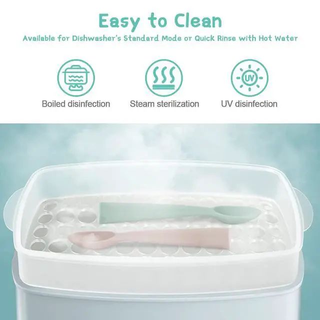 Alt view image 5 of 7 - Silicone Baby Feeding Spoons - 4 PCS First Stage for Infants, Ultra-Durable & Chewproof, Dishwasher Safe Baby Utensils