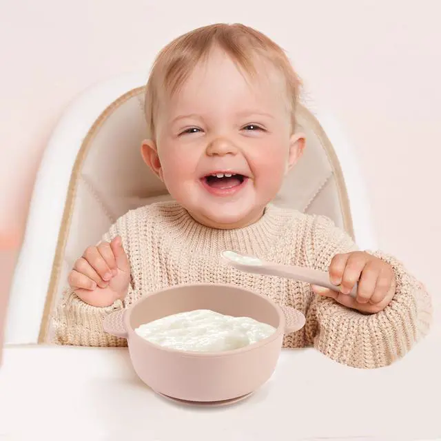 Alt view image 4 of 7 - Silicone Baby Feeding Set, 3 Pack Baby Bowls with Suction and 3 Pack Baby Spoons for Babies Toddlers Kids, BPA Free, Baby Utensils Feeding Supplies, Microwave and Dishwasher Safe