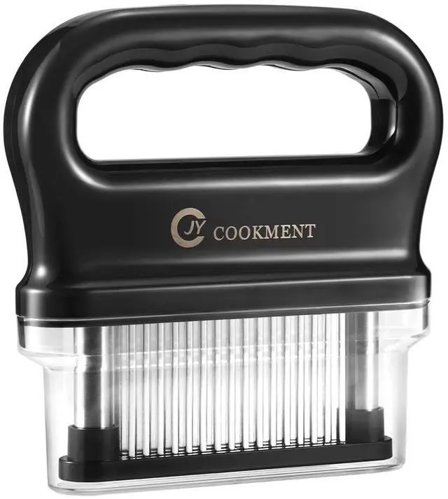 Alt view image 2 of 7 - Meat Tenderizer with 48 Stainless Steel Ultra Sharp Needle Blades, Kitchen Cooking Tool Best for Tenderizing, BBQ, Marinade