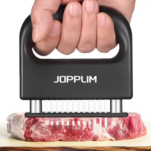 Alt view image 3 of 6 - Meat Tenderizer, With 48 Stainless Steel Ultra Sharp Needle Blades, Meat Poultry Tenderizer, for Tenderizing Beef, Pork, Turkey, Fish, Cooking Tool Best for Tenderizing, Marinade, BBQ