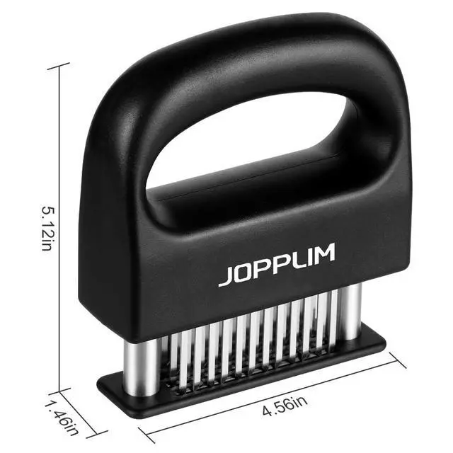 Alt view image 6 of 6 - Meat Tenderizer, With 48 Stainless Steel Ultra Sharp Needle Blades, Meat Poultry Tenderizer, for Tenderizing Beef, Pork, Turkey, Fish, Cooking Tool Best for Tenderizing, Marinade, BBQ