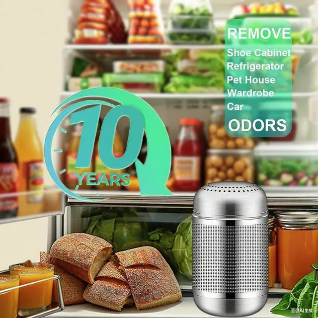 Alt view image 2 of 7 - Refrigerator Deodorizer Fridge Odor Eliminator