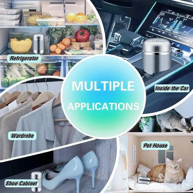 Alt view image 6 of 7 - Refrigerator Deodorizer Fridge Odor Eliminator