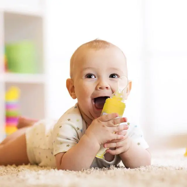 Alt view image 5 of 7 - 3 Pcs Baby Food Spoon 3oz Silicone Feeder Dispenser Bottle Feeding Infant Cereal Fruit 6 Months Utensils Set Rice Holder Teething Feed Suction Weaning Newborn Supplies Travel