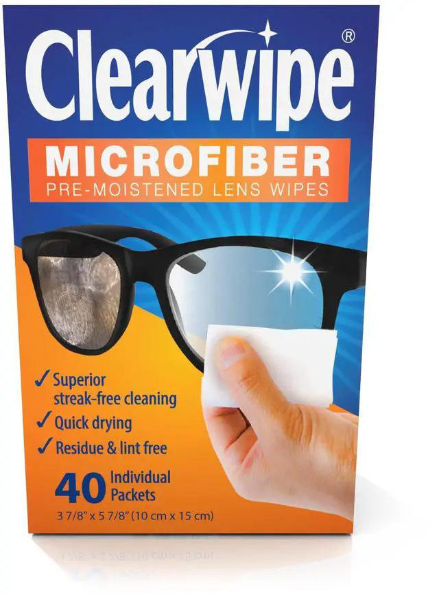 Main image of Microfiber Wipes, White, 40 Count
