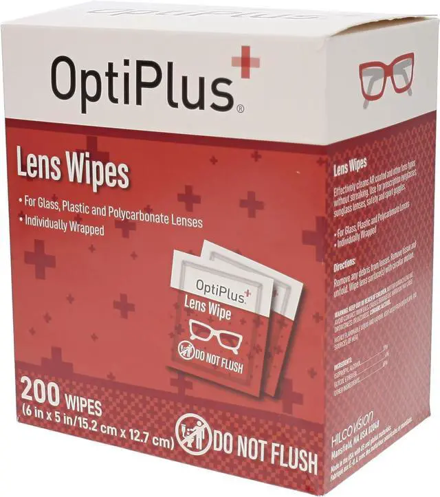 Main image of Eyeglass Lens Wipes l Pre-Moistened l Cleaning Wipes for Glasses, Smart Phones, Optical Lens, Goggles, and Watch Screen l Quick-Dry & Scratch-Free | 200 Count (Pack of 1))