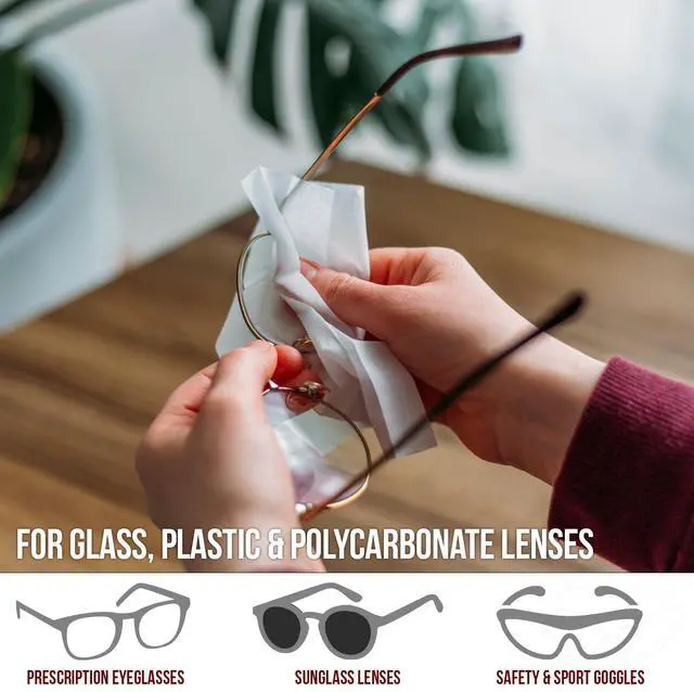 Alt view image 4 of 5 - Eyeglass Lens Wipes l Pre-Moistened l Cleaning Wipes for Glasses, Smart Phones, Optical Lens, Goggles, and Watch Screen l Quick-Dry & Scratch-Free | 200 Count (Pack of 1))