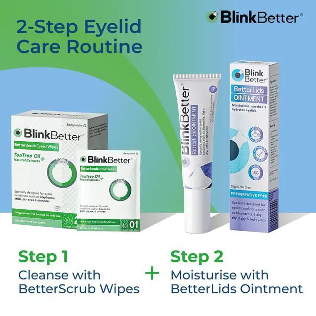 Alt view image 7 of 7 - Tea Tree Oil Eyelid Wipes- 60 (Pack of 3) Natural Blepharitis, MGD & Dry Eye Relief Wipes | Cleansing, Soothing, Dual-Textured, Triple Moisture Formula | Biodegradable & Gentle
