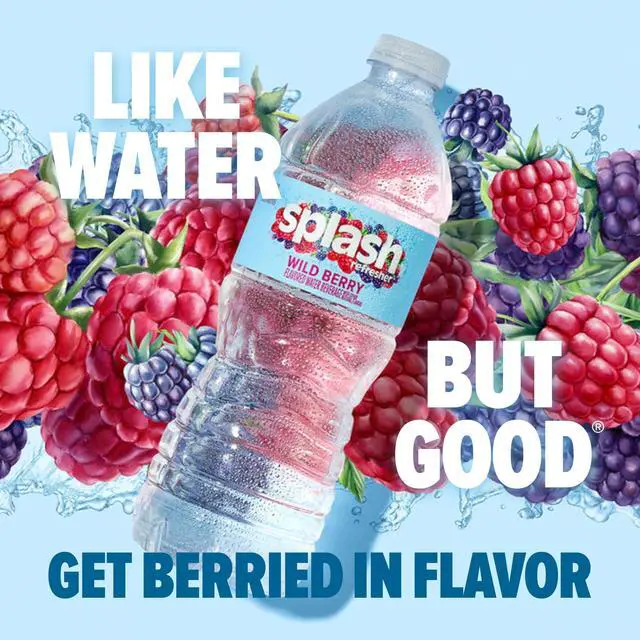 Alt view image 2 of 6 - Flavored Water Bottles, Wild Berry Flavor - 6-Pack, 16.9 Fl Oz - Refreshing Flavored Bottled Water with Electrolytes - Zero Sugar & Zero Calories