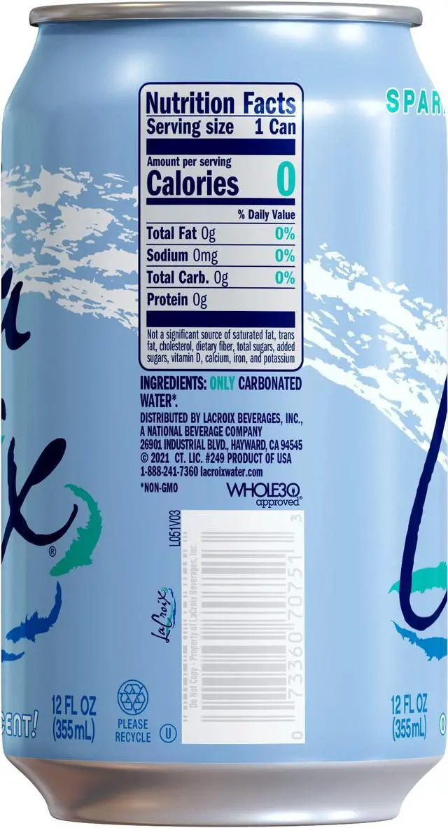 Alt view image 3 of 4 - Sparkling Water, Pure, 12 Fl Oz (pack of 8)