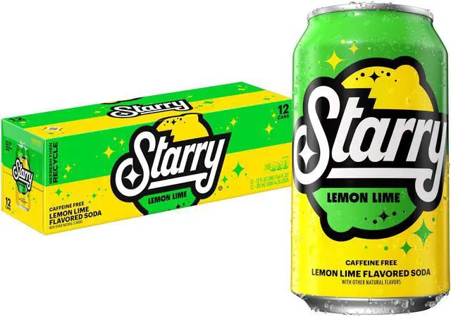 Main image of Lemon Lime Soda Pop, 12 Fl Oz Cans (Pack of 12)