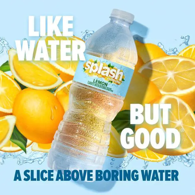 Alt view image 2 of 7 - Flavored Water Bottles, Lemon Flavor - 6-Pack, 16.9 Fl Oz - Refreshing Flavored Bottled Water with Electrolytes - Zero Sugar & Zero Calories