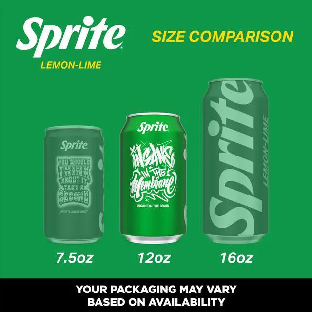 Alt view image 2 of 7 - Lemon-Lime Caffeine Free Soda Soft Drink Fridge Pack Cans, 12 fl oz, 12 Pack
