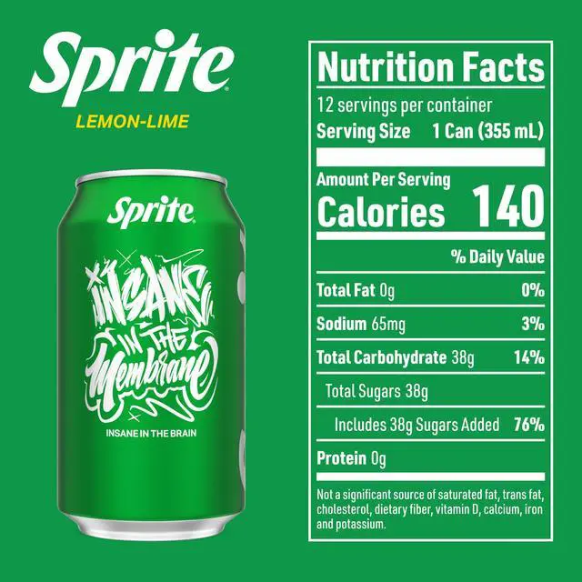 Alt view image 6 of 7 - Lemon-Lime Caffeine Free Soda Soft Drink Fridge Pack Cans, 12 fl oz, 12 Pack