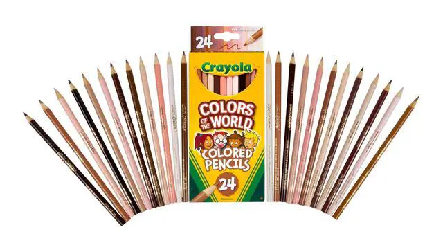 Alt view image 7 of 7 - Colors of the World Colored Pencil Set (24ct), Skin Tone Colored Pencils for Kids, Coloring Book Pencils, Gifts for Kids