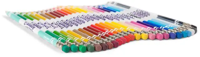Alt view image 4 of 6 - Erasable Colored Pencils (24ct), Kids Coloring Pencils for Coloring Books, Assorted Colors, Arts & Crafts Supplies, Gifts, Ages 6, 7, 8