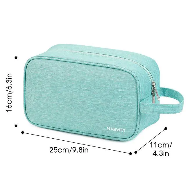Alt view image 6 of 6 - Travel Toiletry Bag for Women Traveling Dopp Kit Makeup bag Organizer for Toiletries Accessories Cosmetics (Mint Green)