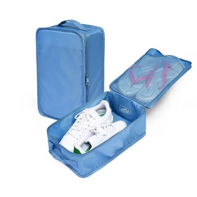 Alt view image 5 of 5 - Travel Shoe Bags, Foldable Waterproof Shoe Puches Organizer-Double Layer (Multi-colored4)