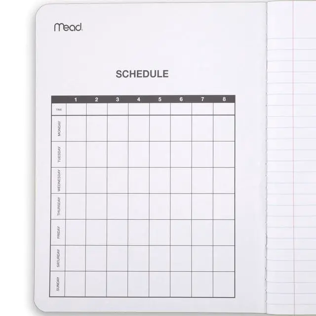 Alt view image 2 of 6 - Composition Notebook, College Ruled 7.5" x 9.75" Paper, 100 Sheets, Assorted Colors, 6 Pack (850106-ECM)