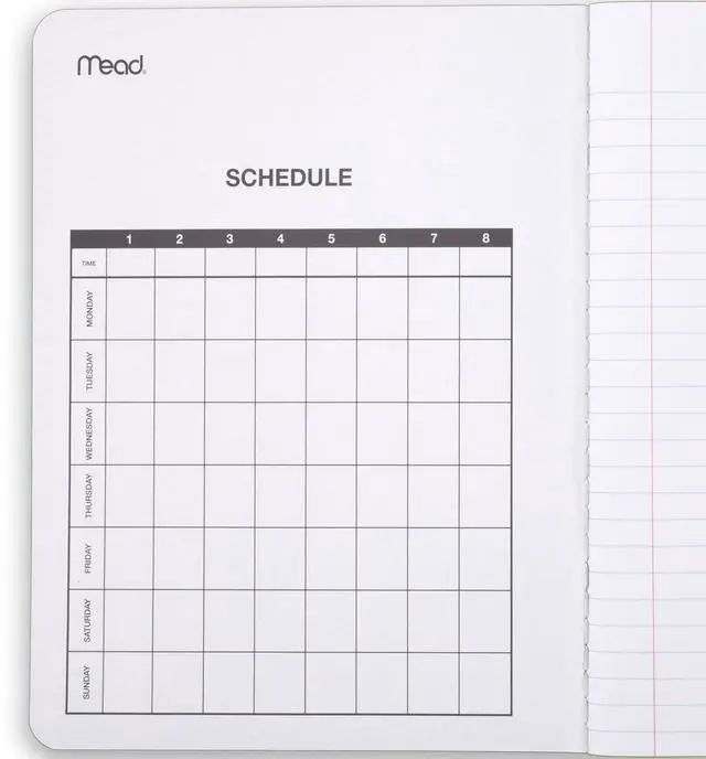 Alt view image 2 of 6 - Composition Notebook, Wide Ruled 7.5" x 9.75" Paper, 100 Sheets, Assorted Colors, 6 Pack (950054-ECM)