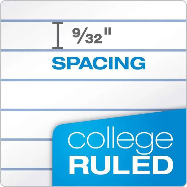 Alt view image 3 of 7 - Composition Notebook 6 Pack, College Ruled Paper, 9-3/4 x 7-1/2 Inches, 100 Sheets, Assorted Marble Covers. 2 Each: Blue, Green, Red (63763)