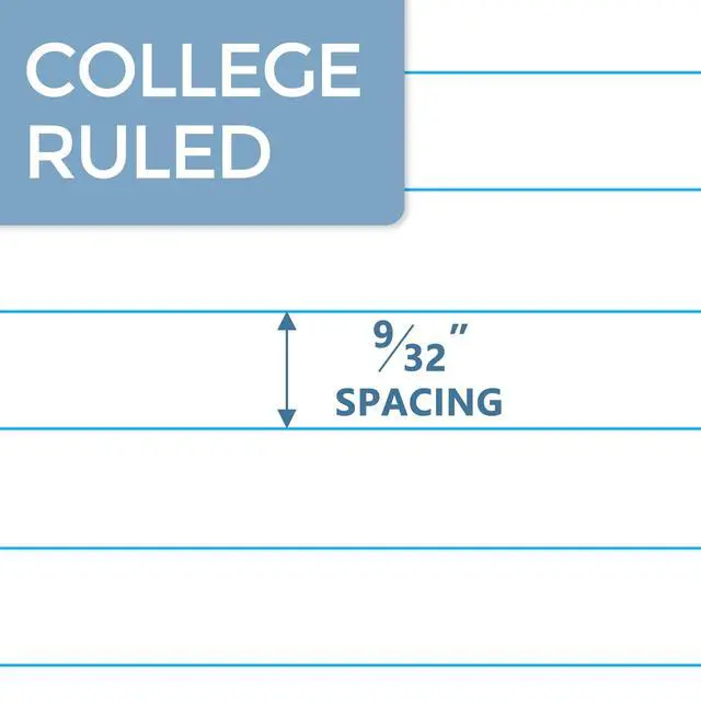 Alt view image 3 of 7 - Composition Notebooks - College Ruled Paper, 4 Pack Composition Book, 9 3/4" x 7 1/2", 80 Sheets/160 Pages, Assorted Colors, School, College & Office Supplies