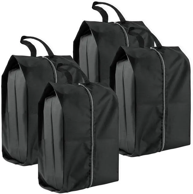 Main image of Shoe Bags for Travel, 4 Pack Extra Durable Travel Shoe Bags for Storage and Packing, Reusable Water-proof Shoe Bag with Smooth Zipper, Portable Travel Essentials