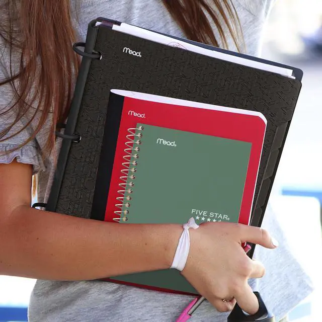 Alt view image 7 of 7 - Spiral Notebook, 1 Subject, College Ruled Paper, 4-3/8" x 7", Personal Size, 80 Sheets, Fights Ink Bleed, Water Resistant Cover, Seaglass Green (450048CH1-ECM)