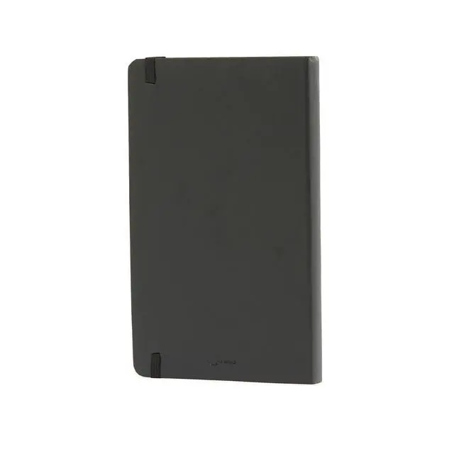 Alt view image 3 of 7 - Classic Lined Writing Notebook for Note Taking and Journaling, Hardcover with Elastic Closure, 240 Pages, 5" x 8.25", Black