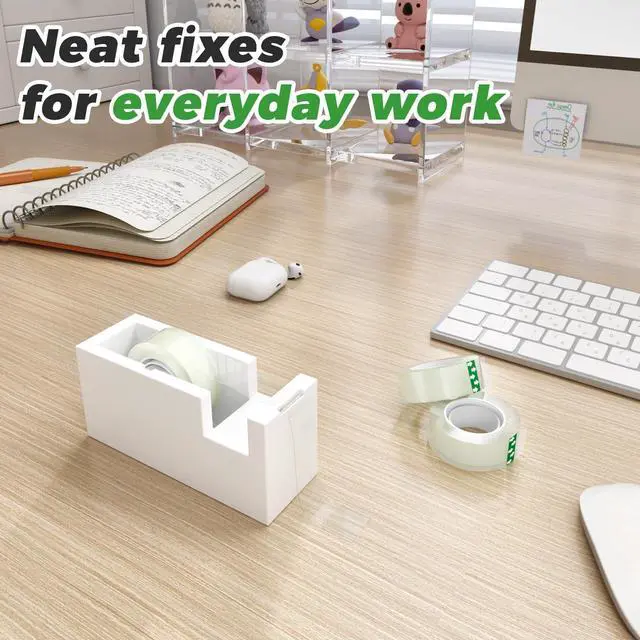 Alt view image 4 of 7 - Tape, 24 Rolls Clear Tape Refills for Dispenser, Transparent Tape, 3/4 in x 800 in Tape Rolls, Strong Adhesive Tape for Gift Wrapping, Home, School & Office Tape
