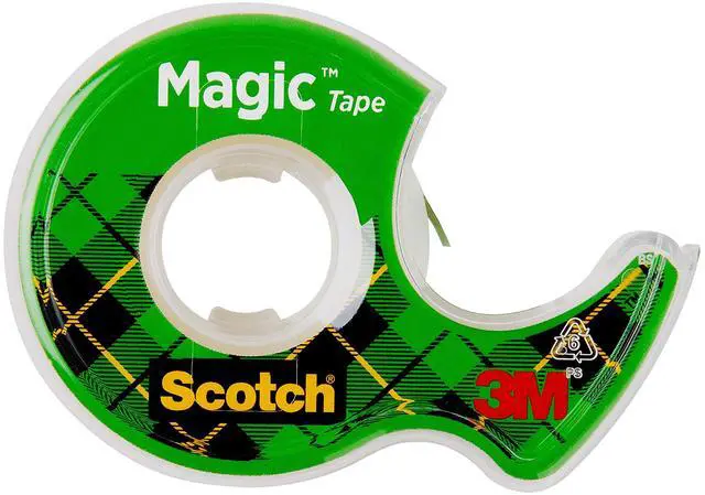 Main image of Magic Tape, Refillable Dispenser, 3/4" X 300", 3/Box