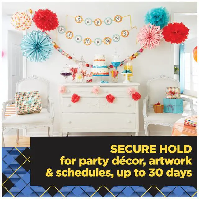 Alt view image 6 of 7 - Wall-Safe Tape, 2 Dispensered Rolls, Sticks Securely, Removes Cleanly, Invisible, Designed for Displaying, Photo Safe, 3/4 in x 600 in (183-DM2)