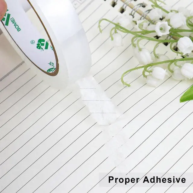 Alt view image 5 of 7 - 8Rolls Clear Tape Refills for Dispenser, Transparent Gift Wrap Tape 3inch Core for Home, Office, 3/4inch x 60yds